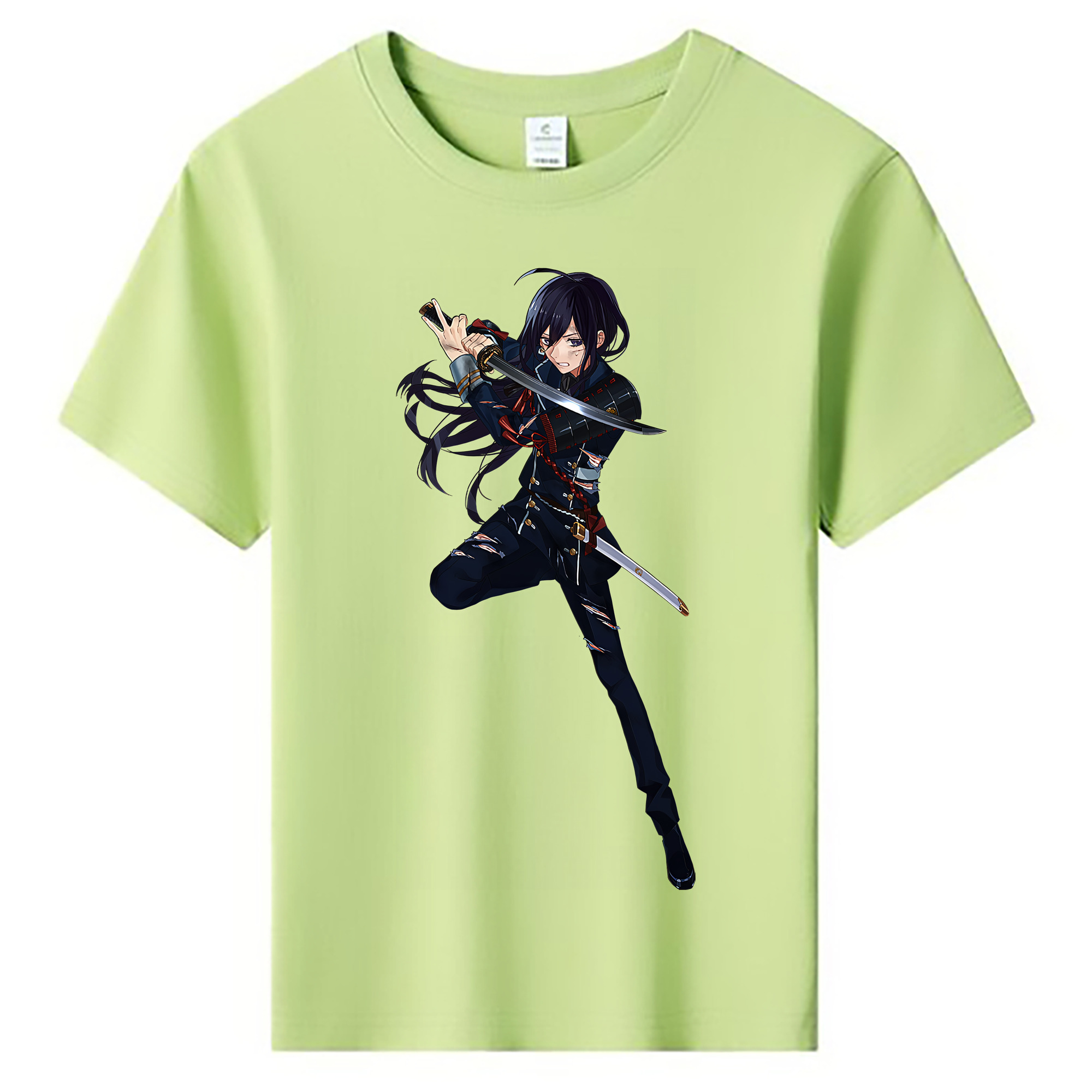 （画像用） 刀剣乱舞 Touken Ranbu 綿100％キッズTシャツ（フロントプリント）